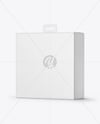 Glossy Paper Box w/ Hang Tab Mockup