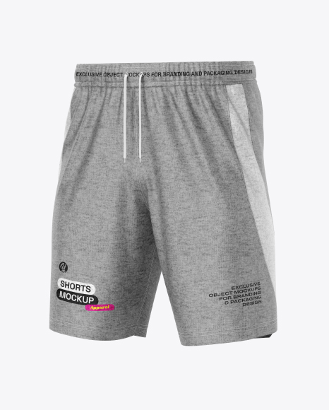 Heather Shorts Mockup - Half Side View - Soccer+Cleat+mockup+(Half+Side+View)+in+Apparel+Mockups+on+...