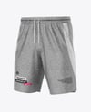 Heather Shorts Mockup - Half Side View