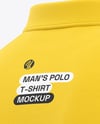 Men's Casual Polo Shirt Mockup