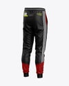 Men’s Pants Mockup - Back Half Side View