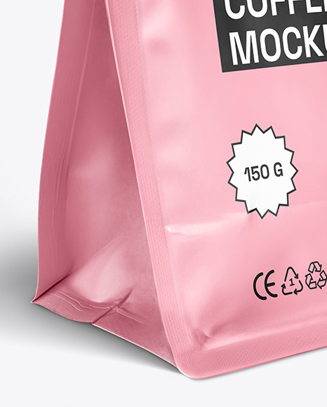 Matte Coffee Bag Mockup