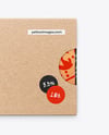 Credit Card w/ Kraft Cardholder Mockup