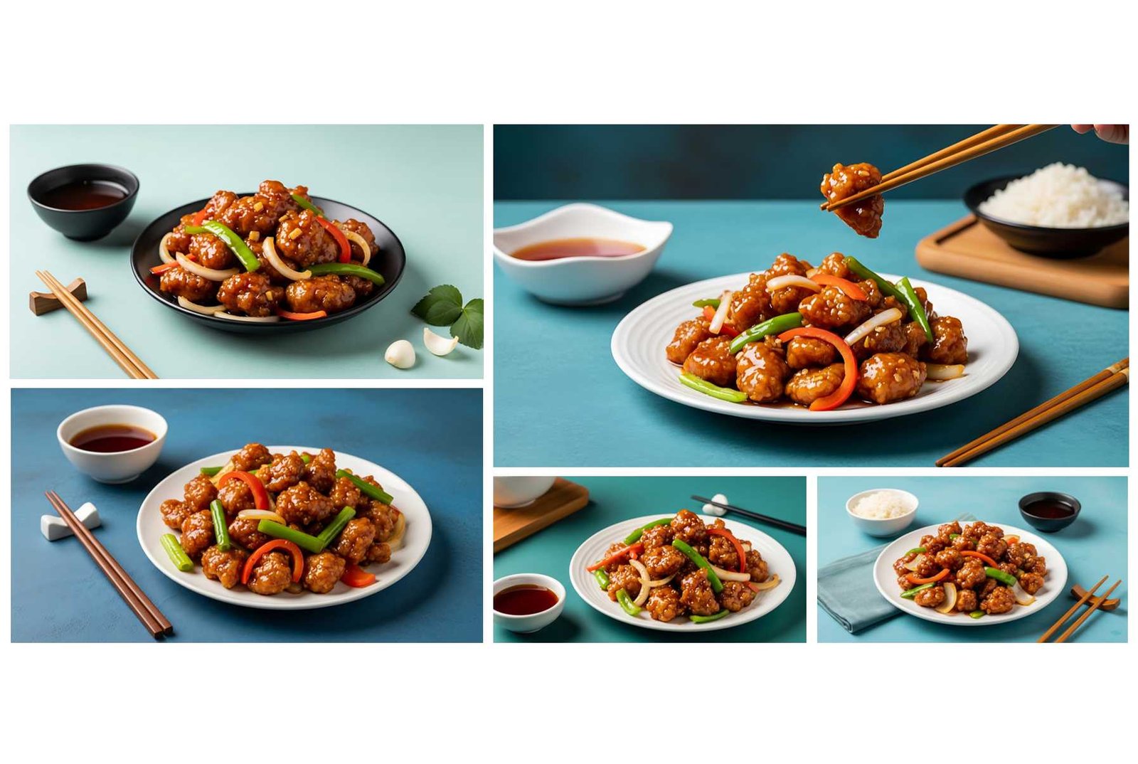 113 Kung Pao Chicken Stock Photos for Spicy Food Branding and Menus