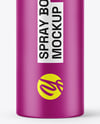 Matte Spray Bottle Mockup