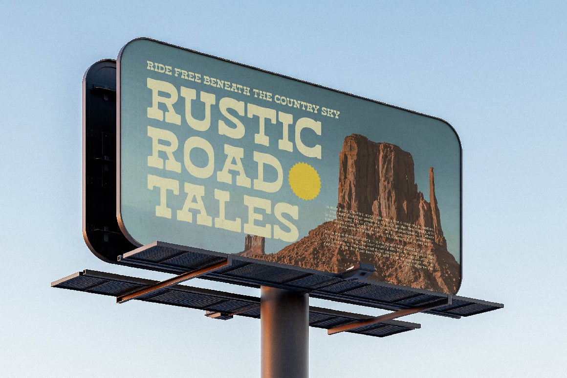 Haose Rodeko Western Slab Serif
