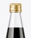 Bottle with Dark Drink Mockup