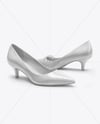 Pair of Kitten Heel Pumps Mockup