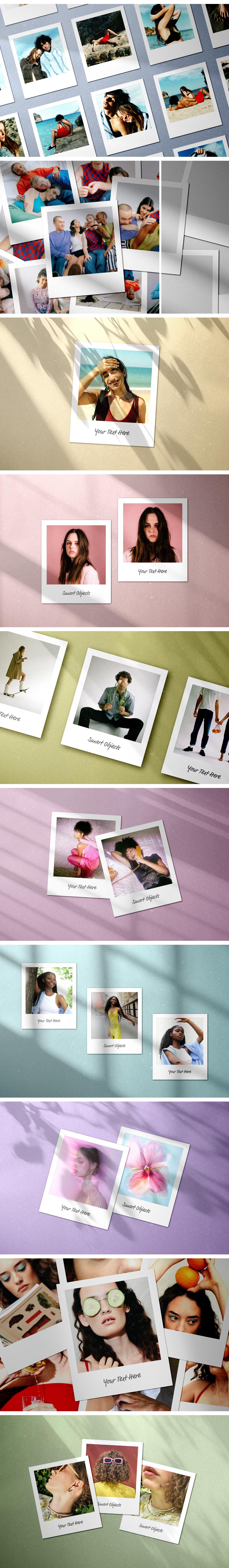 Polaroid Instant Picture Mockups