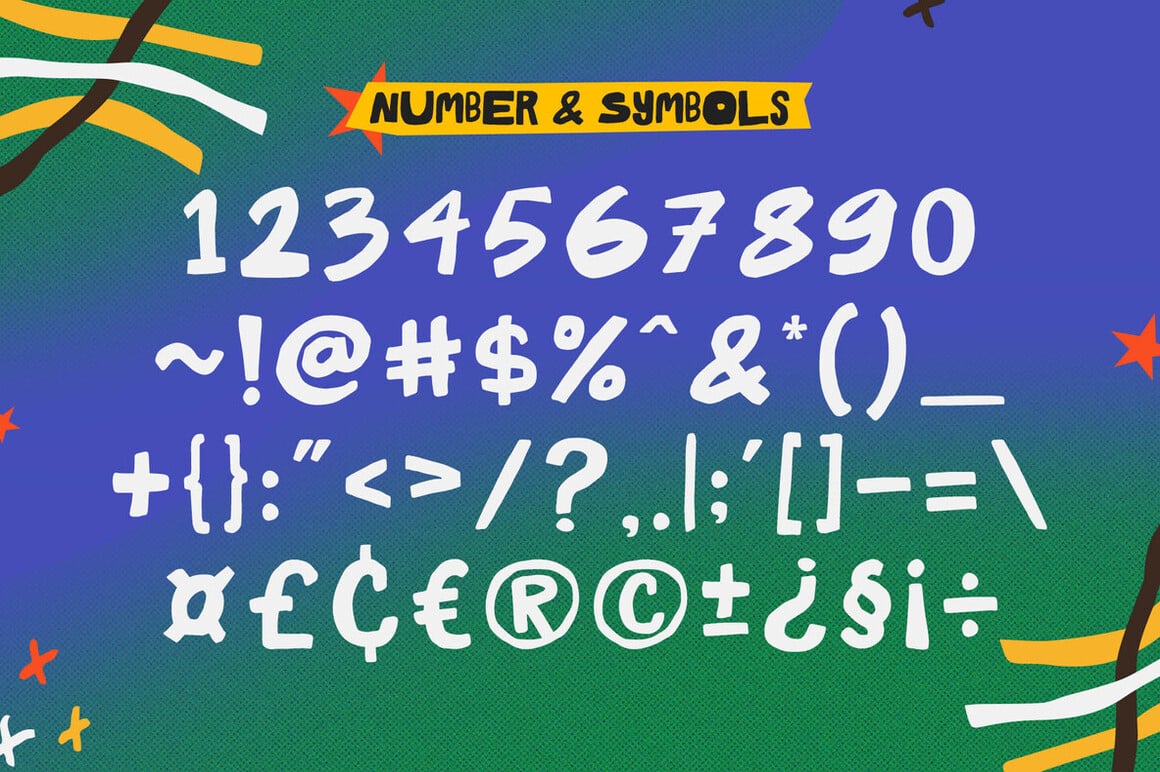 Slackers Hand Drawn Font