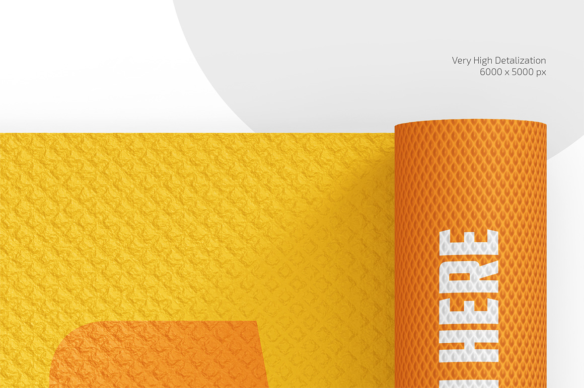 Yoga Mat Mockup Set