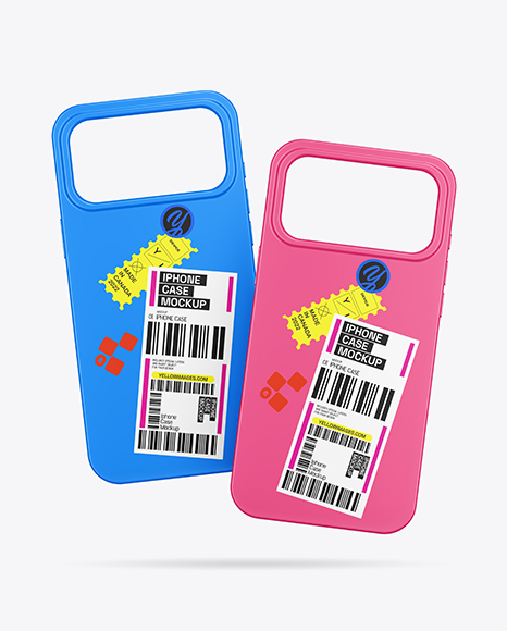 Two iPhone 17 Pro Cases Mockup - Iphone x mockup