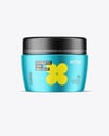Matte Metallic Cosmetic Jar Mockup