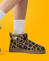 Pair of UGG Boots on Woman's Legs with Dress Mockup