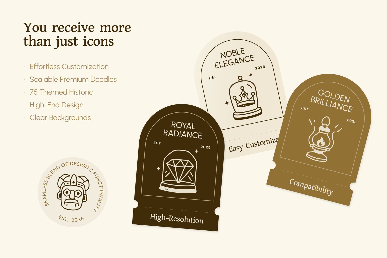 Doodle Museum Icon Set