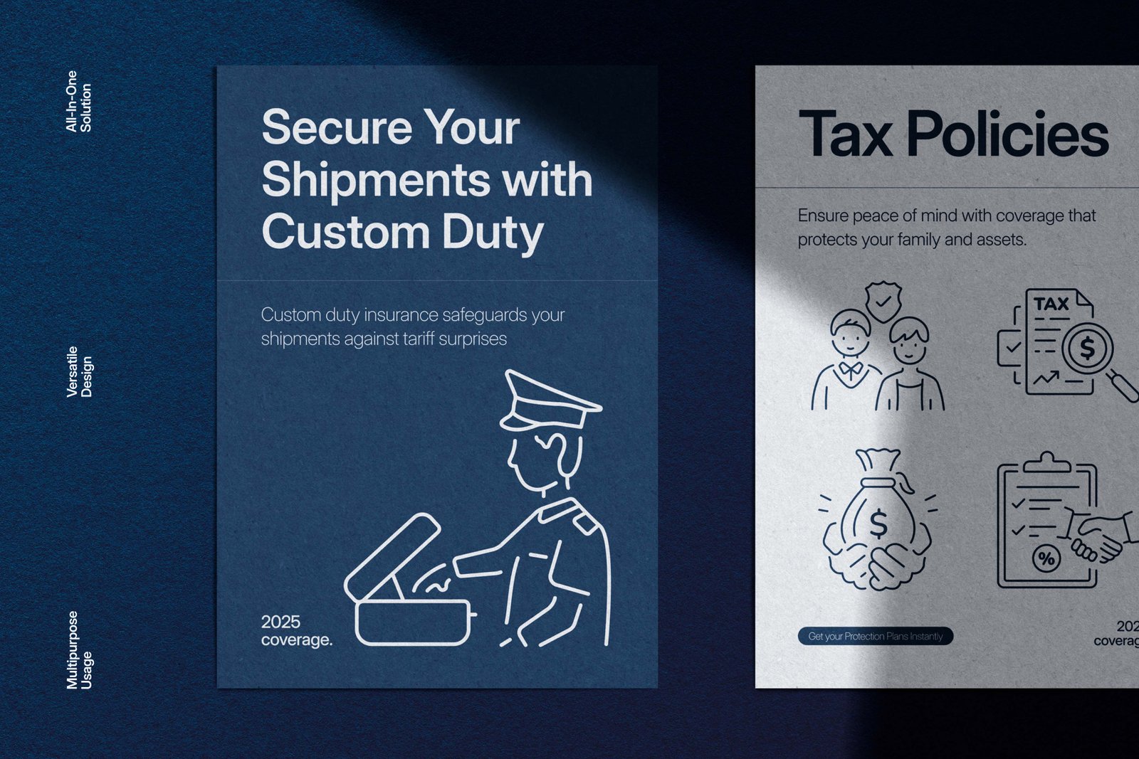Money and Taxation Icon Set