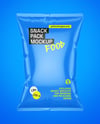 Glossy Snack Pack Mockup - Front View