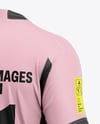 Soccer Jersey Mockup - Back Half Side View