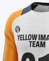 Training Long Sleeve Jersey Mockup - Half Side view