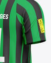 Soccer Jersey Mockup - Half Side View