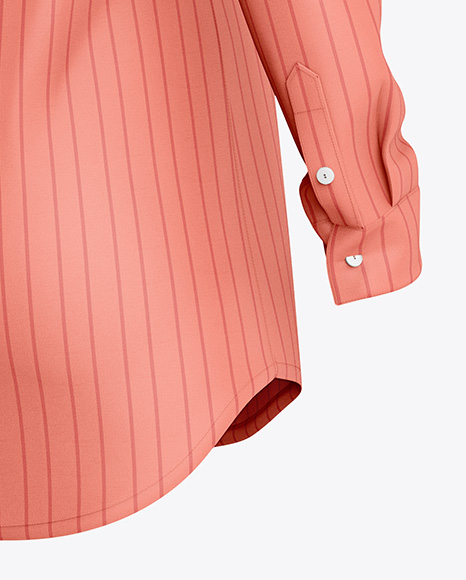 Women's Long Sleeve Shirt Mockup - Back View