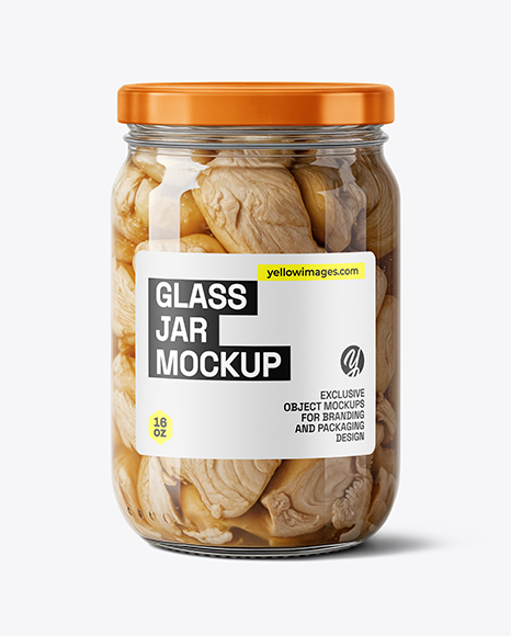 Canned Chicken Jar Mockup