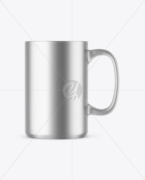 Matte Metallic Mug Mockup