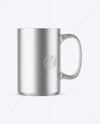 Matte Metallic Mug Mockup