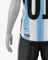 Soccer Kit w/ Mannequin Mockup - Back View