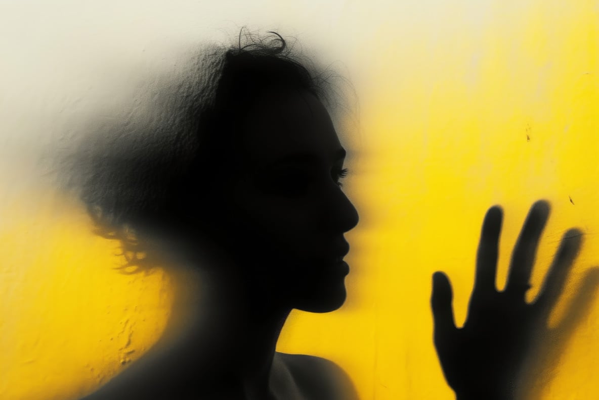 Blurred silhouettes