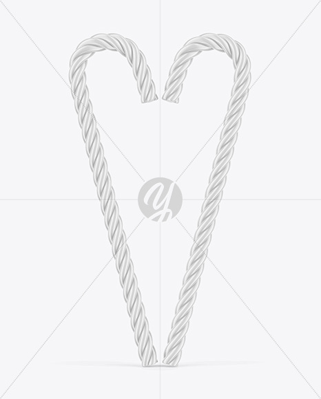 Two Candy Canes Mockup
