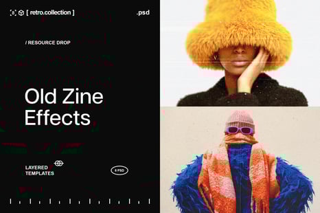 Old Zine Photo Effects - Graphic Design Assets