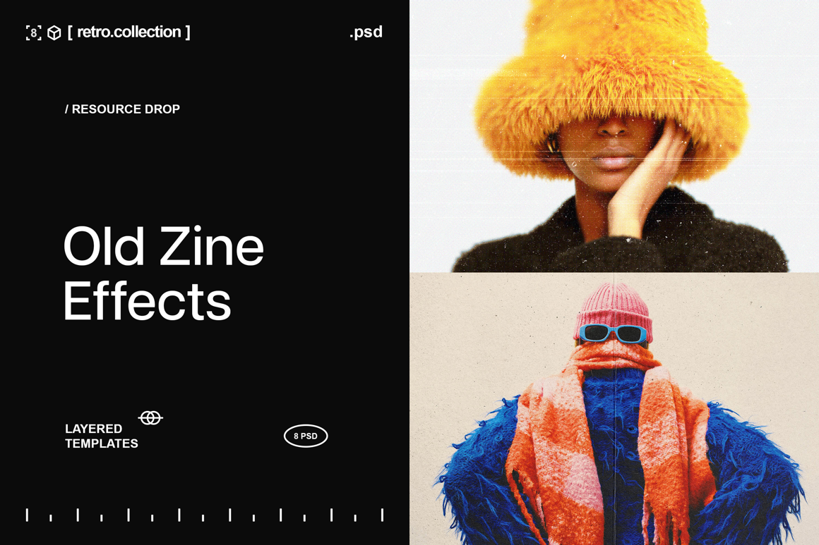 Old Zine Photo Effects