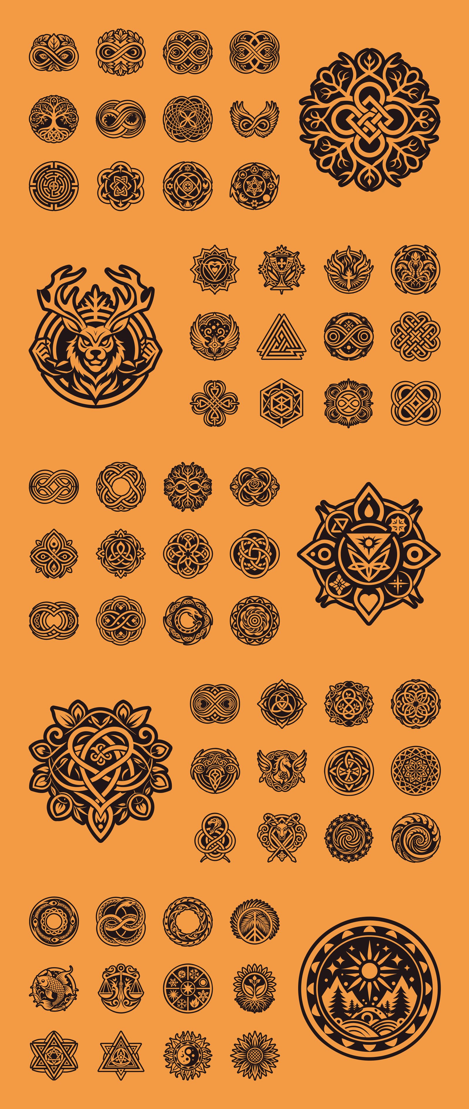 Eternal Life and Endless Symbols Set