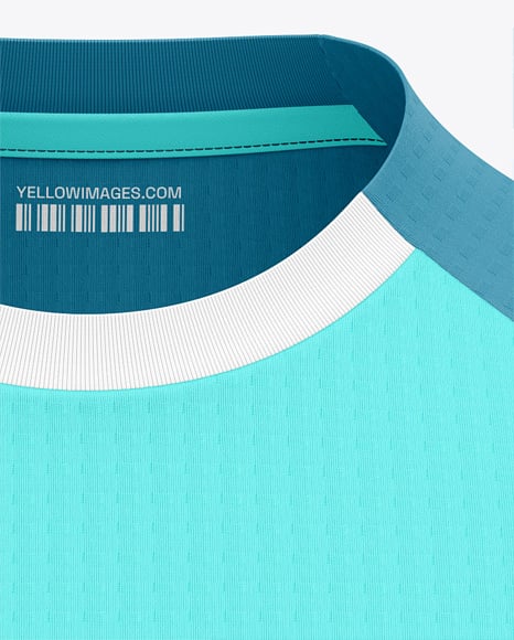 Raglan Short Sleeve Jersey Mockup
