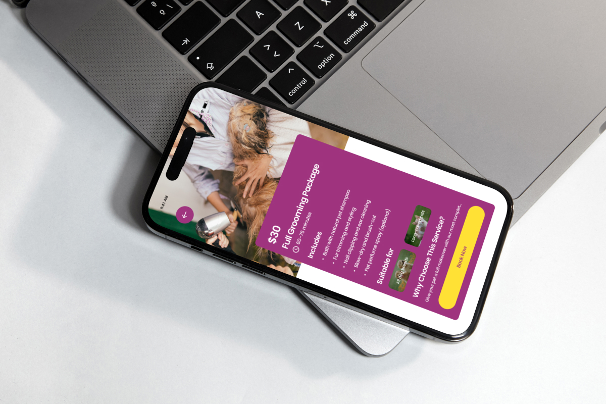 Tailo – Pet Shop Mobile App Design Template