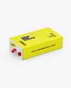 Slide Box Mockup – Half Side View