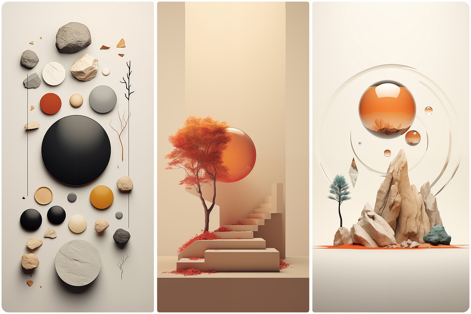 90 Minimalism Art Poster Illustration Backgrounds