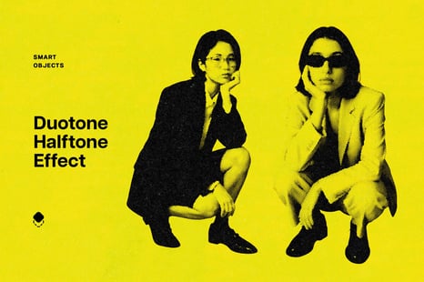 Duotone Halftone Photo Template - Add-Ons