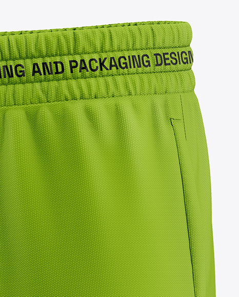 Men's Shorts Mockup - Half Side View