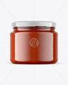 Tomato Sauce Jar Mockup