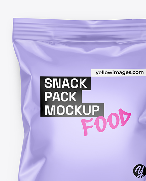 Glossy Snack Pack Mockup