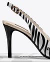 Glossy Slingback on Shoe Box Mockup