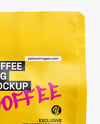 Matte Coffee Bag Mockup