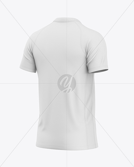 Soccer Jersey Mockup - Half Side View