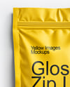 Sachet with Zip Lock Mockup