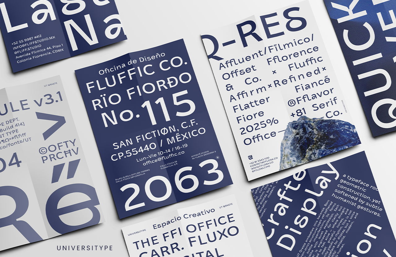 UT Qraste - A Versatile Display Font