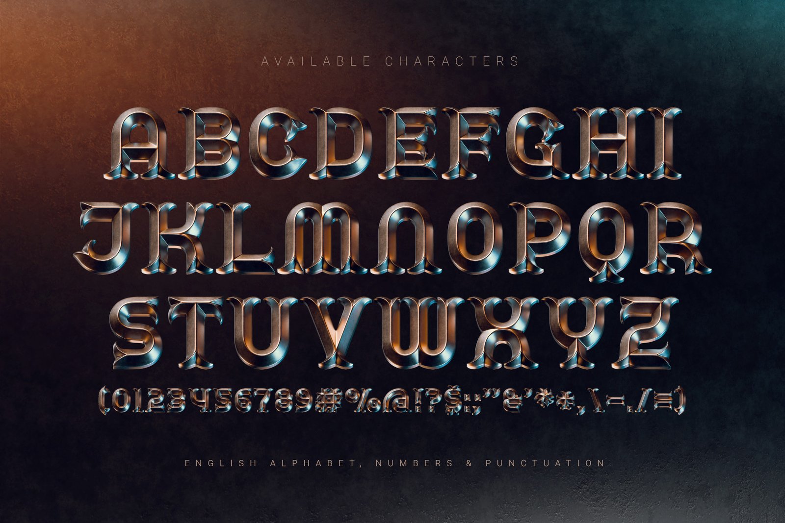 Secret Quest - Color Bitmap Font