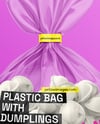 Plastic Bag With Dumplings Mockup