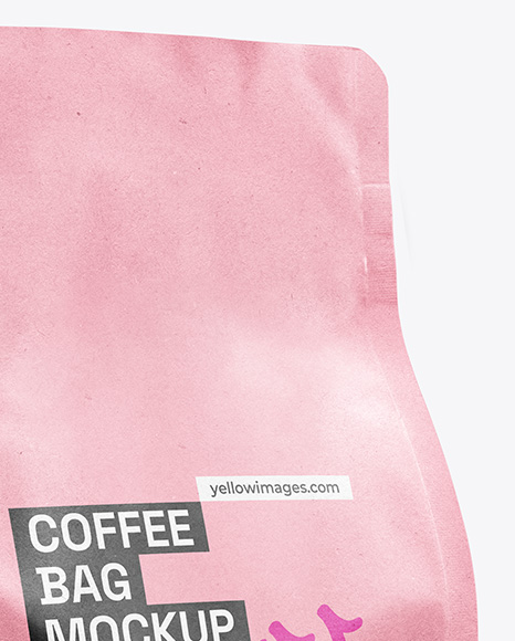 Kraft Paper Coffee Bag Mockup